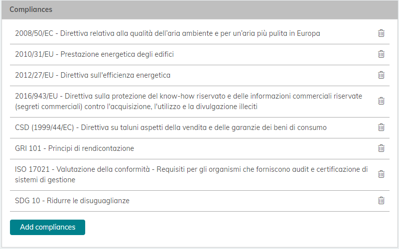 ESG Vertical - compliance db 1