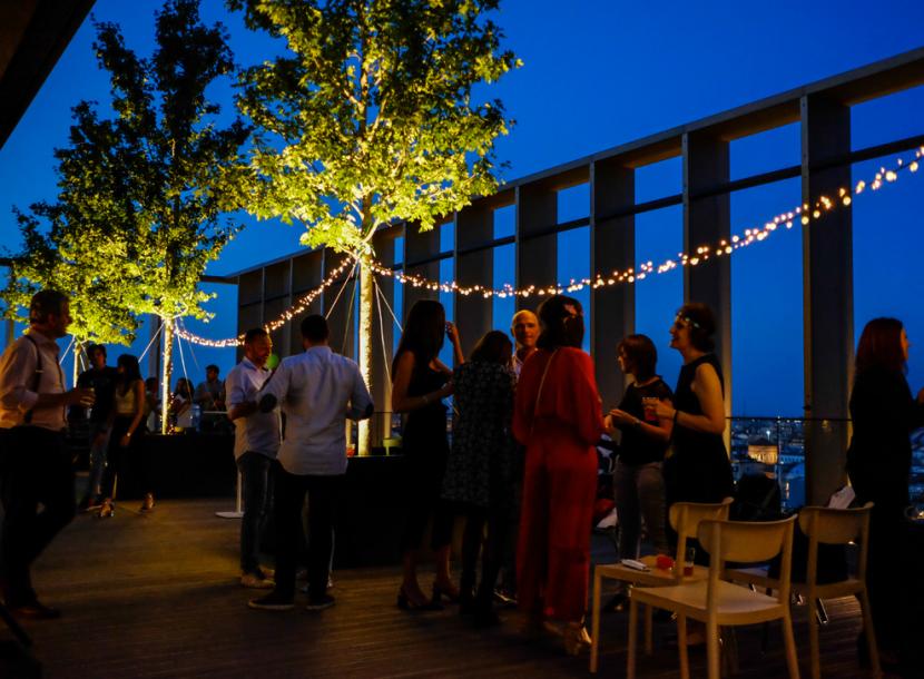 Ecomate - the rooftop at night